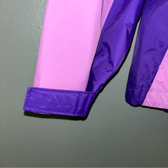 Girls COLUMBIA Jacket Windbreaker Raincoat Purple size XL 18-20 - Picture 5 of 10